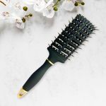 Cepillo para Cabello Rectangular Dorado