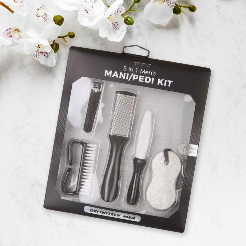 Kit De Manicura Y Pedicura 5 Pzas - Vivitar