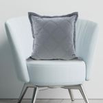 Cojín 50X50Cm Twill Gris Viva