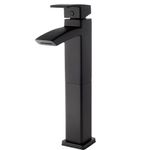 Grifo Lavamanos Venturi Mezcladora Monocomando Alto Negro Mate - Pfister