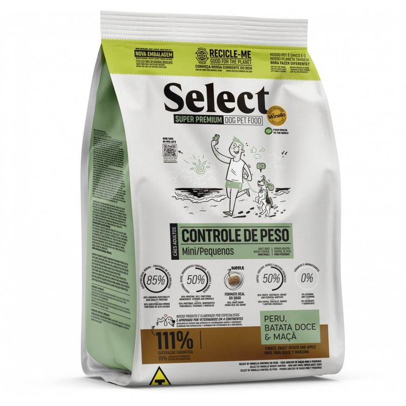 Concentrado-Select-Perros-Control-De-Peso-Razas-Mini-15-Kg---Monello