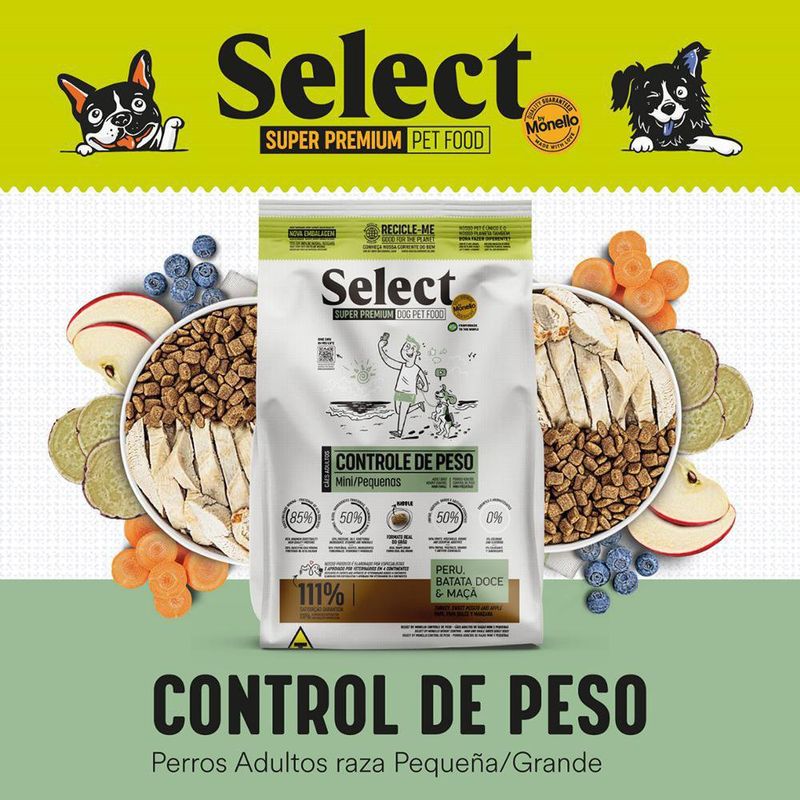 Concentrado-Select-Perros-Control-De-Peso-Razas-Mini-15-Kg---Monello