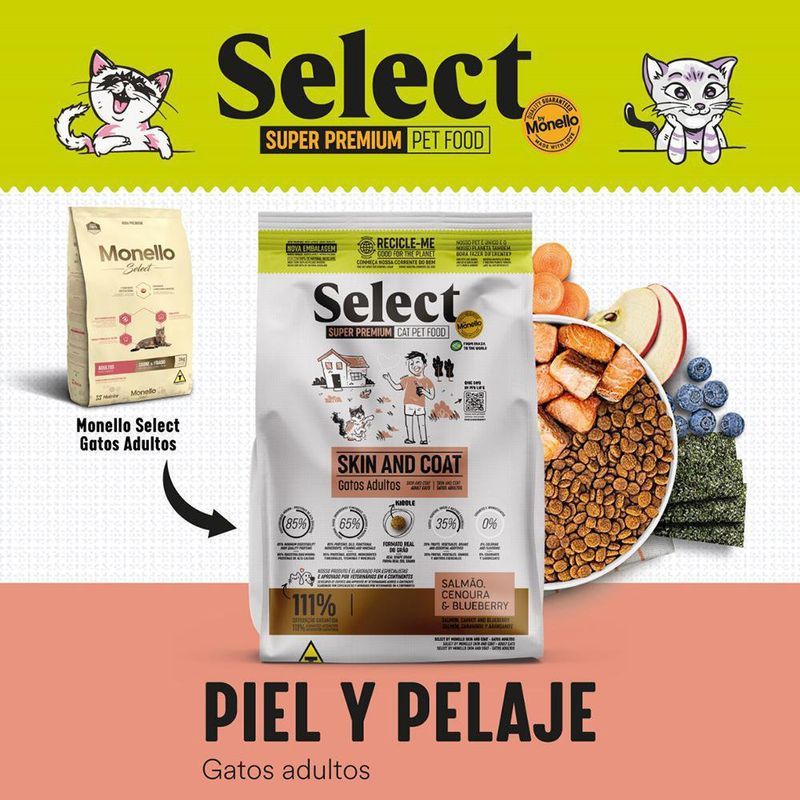 Concentrado-Select-Skin-and-Coat-Gatos-Adultos-1.5-Kg---Monello