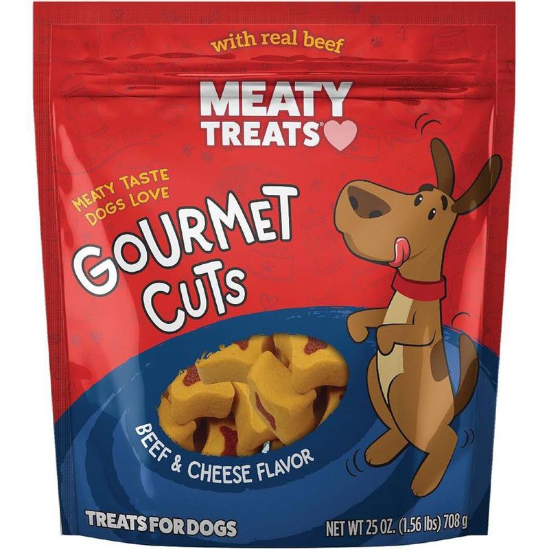 Meaty Treats Gourmet Cuts Beef & Cheese 708 G - Meaty Treats