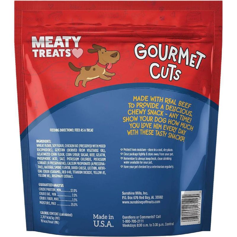 Meaty Treats Gourmet Cuts Beef & Cheese 708 G - Meaty Treats