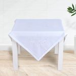 Mantel-Blanco-Diseño-De-Flores---Viva-Varios-Tamaños