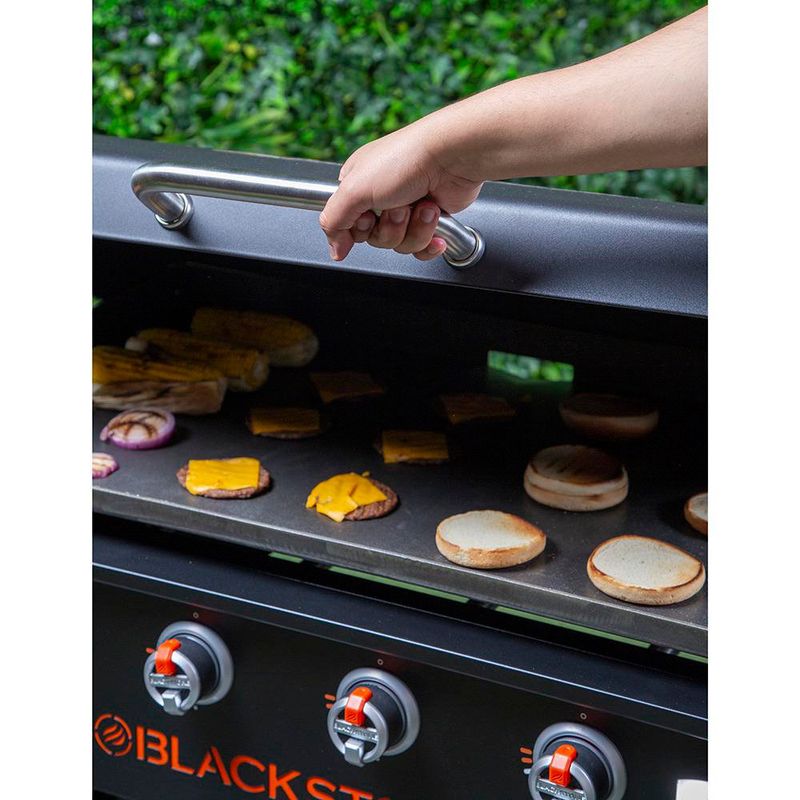 Plancha a Gas con 4 Quemadores