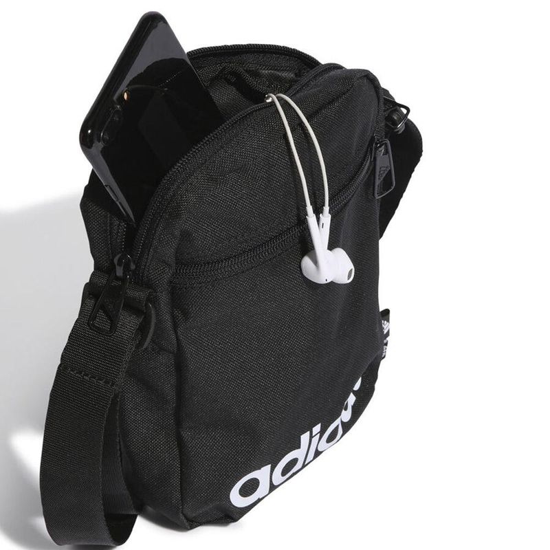 Bolso Negro con Blanco Original HT4738 - Adidas