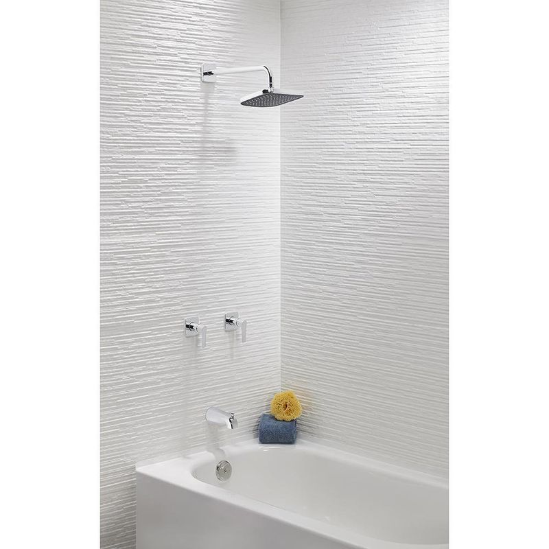 Ducha Arteza Con 2 Llaves Mezcladora Y Piton Cromado Lainz - Pfister