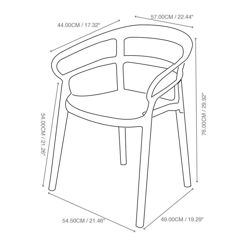 Silla Ginger Pp 53X56X76 Cm - Z