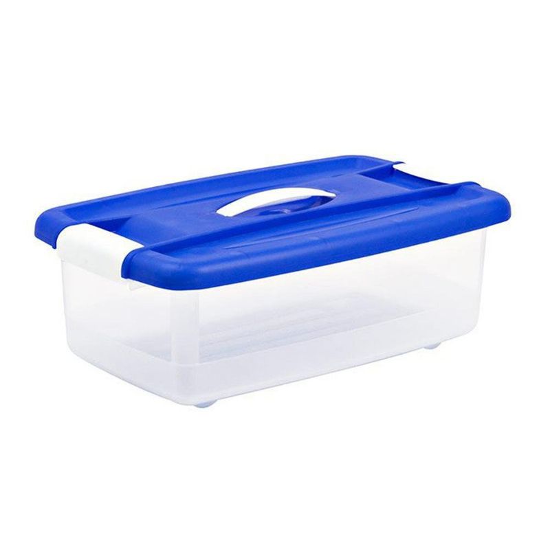 Set 2 Cajas Click 12 L con Tapa