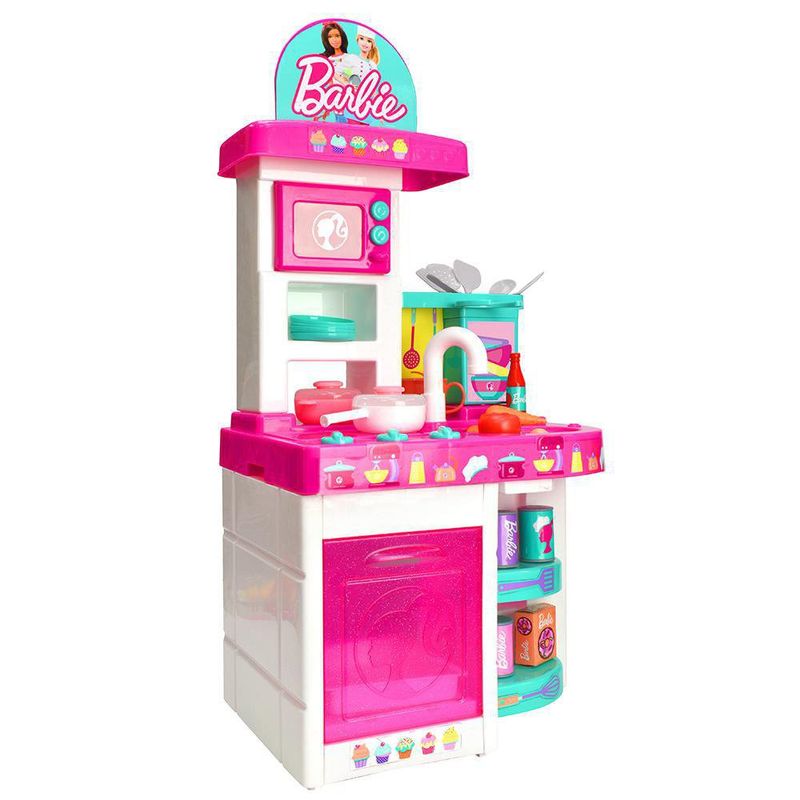 Cocina Barbie con Luz Y Sonido 40 Pzas