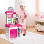 Cocina Barbie con Luz Y Sonido 40 Pzas