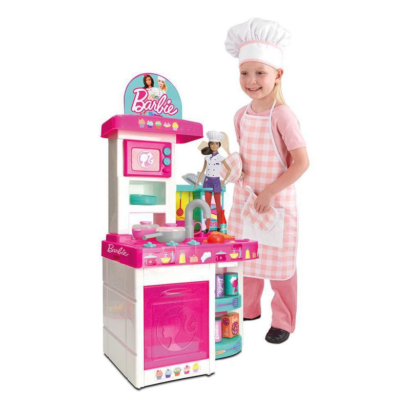 Cocina Barbie con Luz Y Sonido 40 Pzas