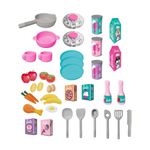 Cocina Barbie con Luz Y Sonido 40 Pzas