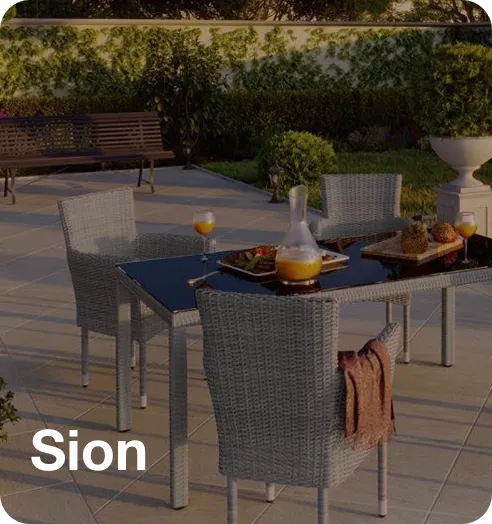 La colección de muebles Sion de Naterial son modelos exclusivos que sólo los encuentras en Cemaco.