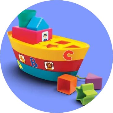 Juegos educativos con bloques y juguetes didácticos para aprender mientras se divierten.