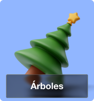 Árboles de Navidad para decorar el hogar y crear ambientes festivos durante la temporada.