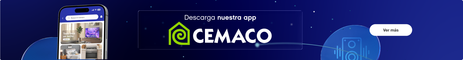 Descarga la app de Cemaco y compra fácilmente desde donde estés, con acceso a miles de productos y ofertas exclusivas.