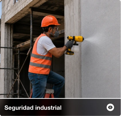 Equipo de protección para trabajar con mayor seguridad y tranquilidad.