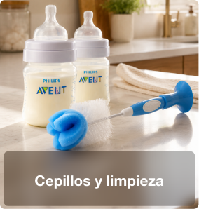 Descubre cepillos y accesorios de limpieza para biberones en Bebé Juguetón.