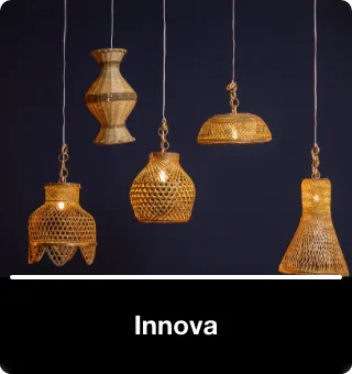 Lámparas colgantes Innova con diseños artesanales para iluminar y decorar diferentes espacios.