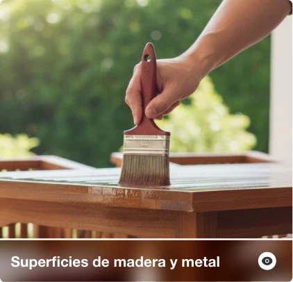 Pinturas y acabados para renovar madera y metal con mejores resultados.