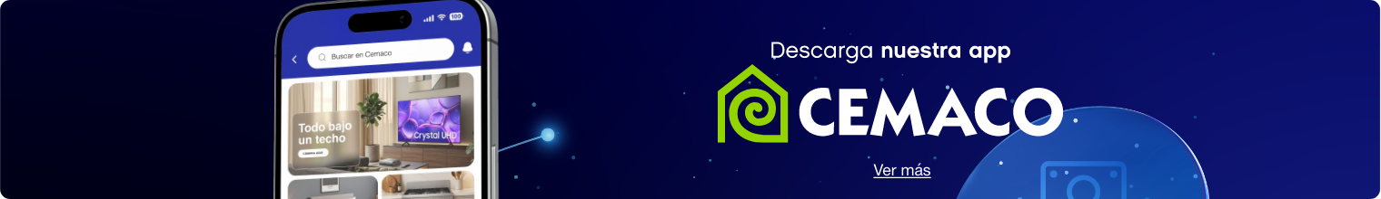 Descarga la app de Cemaco y compra fácilmente desde donde estés, con acceso a miles de productos y ofertas exclusivas.