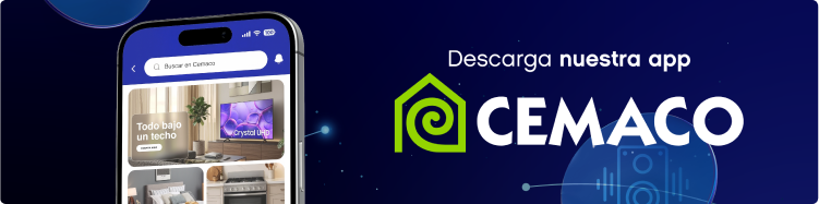 Descarga la app de CEMACO para explorar productos, comprar en línea y encontrar todo para tu hogar.