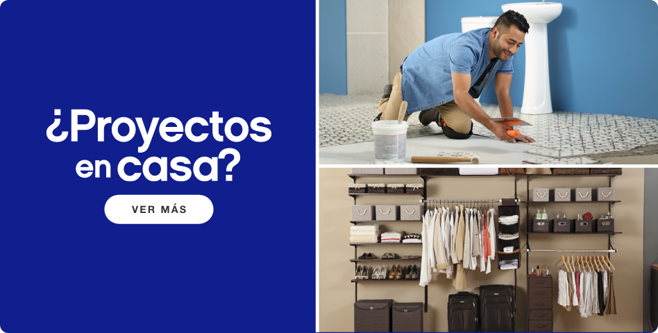 Proyectos para renovar y organizar el hogar con soluciones para baño, almacenamiento y diferentes espacios.