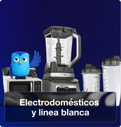 Electrodomésticos y línea blanca con licuadoras y equipos para facilitar las tareas de cocina.