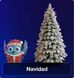 Navidad con árboles, adornos y decoraciones para crear ambientes festivos en el hogar.