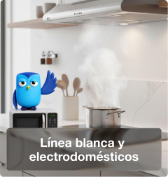Línea blanca y electrodomésticos para equipar la cocina y facilitar las tareas del hogar.