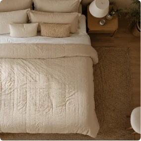 Edredones y ropa de cama para renovar tu dormitorio con comodidad y estilo.